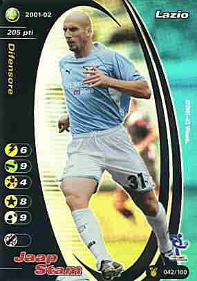 042/100 Jaap Stam rara foil -NEAR MINT-