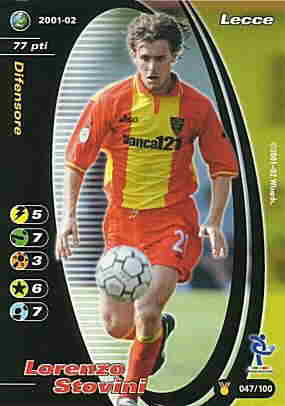 047/100 Lorenzo Stovini comune -NEAR MINT-