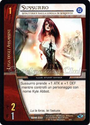 DBM-022 Sussurro comune -NEAR MINT-