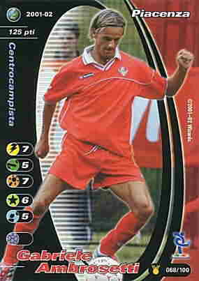 068/100 Gabriele Ambrosetti comune -NEAR MINT-