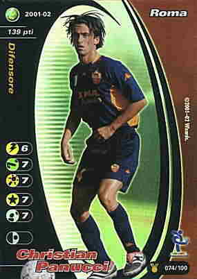 074/100 Christian Panucci rara foil -NEAR MINT-