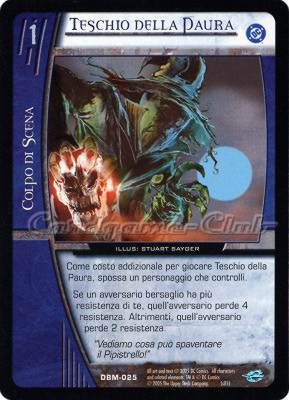 DBM-025 Teschio della Paura comune -NEAR MINT-