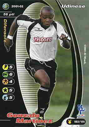 083/100 Gonzalo Martinez comune -NEAR MINT-