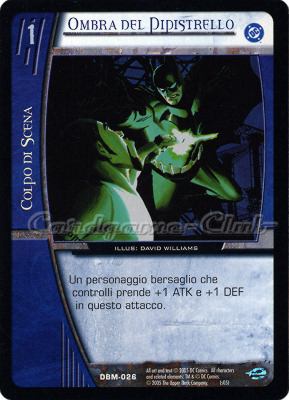 DBM-026 Ombra del Pipistrello comune -NEAR MINT-