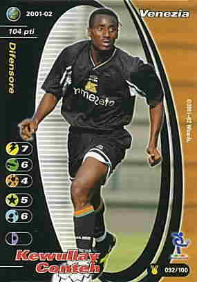 092/100 Kewullay Conteh comune -NEAR MINT-