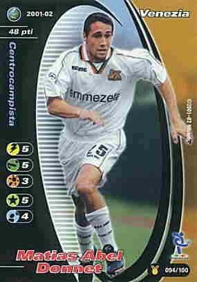 094/100 Matias Abel Donnet comune -NEAR MINT-