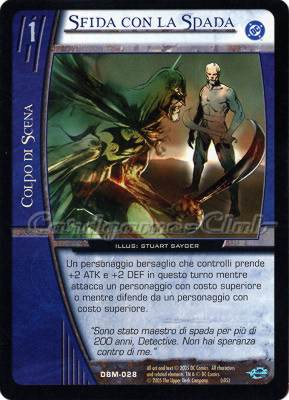 DBM-028 Sfida con la Spada comune -NEAR MINT-