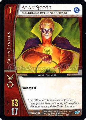 DGL-002 Alan Scott comune -NEAR MINT-