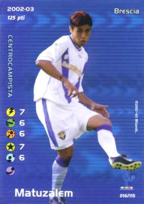 016/115 Matuzalem rara -NEAR MINT-