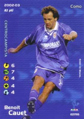 027/115 Benoit Cauet comune -NEAR MINT-