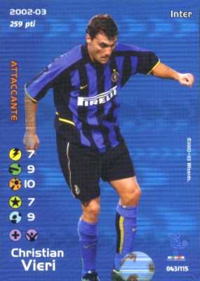 043/115 Christian Vieri comune -NEAR MINT-