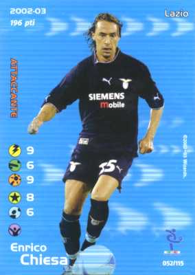 052/115 Enrico Chiesa rara -NEAR MINT-