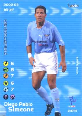 056/115 Diego Pablo Simeone rara -NEAR MINT-
