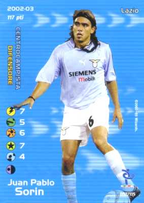 057/115 Juan Pablo Sorin comune -NEAR MINT-