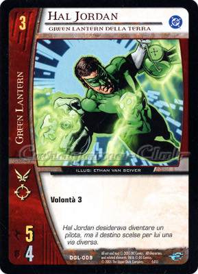 DGL-009 Hal Jordan comune -NEAR MINT-