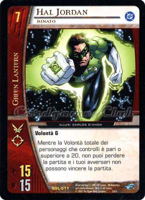 DGL-011 Hal Jordan rara -NEAR MINT-