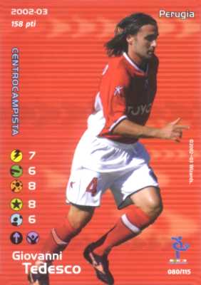 080/115 Giovanni Tedesco rara -NEAR MINT-