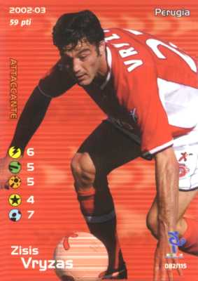 082/115 Zisis Vryzas comune -NEAR MINT-