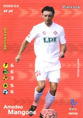 087/115 Amedeo Mangone comune -NEAR MINT-