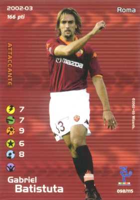 098/115 Gabriel Batistuta comune -NEAR MINT-