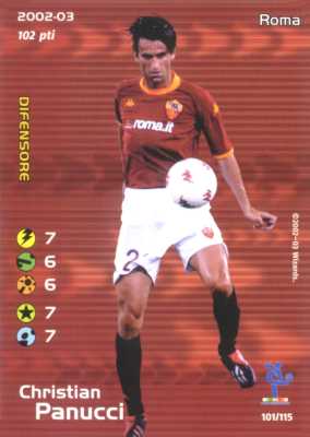 101/115 Christian Panucci comune -NEAR MINT-