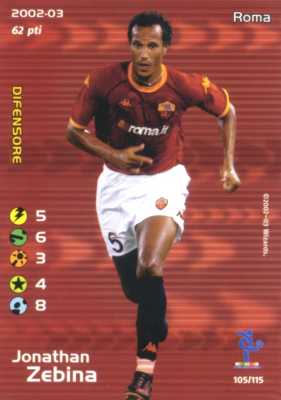 105/115 Jonathan Zebina comune -NEAR MINT-