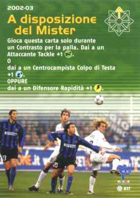 A17 A disposizione del Mister comune -NEAR MINT-