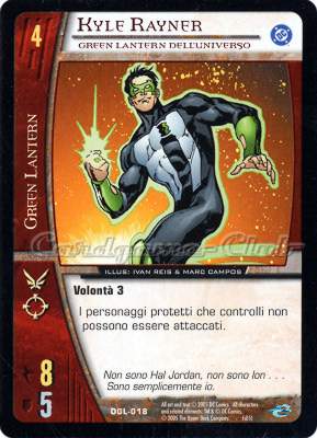 DGL-018 Kyle Rayner comune -NEAR MINT-