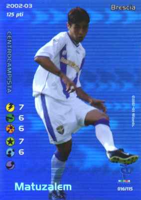 016/115 Matuzalem rara foil -NEAR MINT-