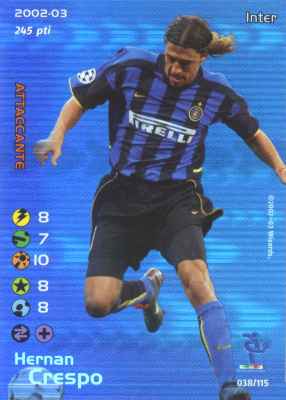 038/115 Hernan Crespo rara foil -NEAR MINT-