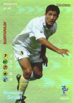 066/115 Giuseppe Sculli rara foil -NEAR MINT-
