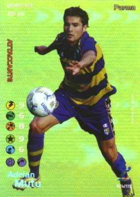 074/115 Adrian Mutu rara foil -NEAR MINT-