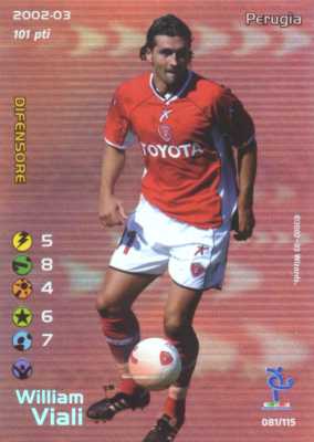 081/115 William Viali rara foil -NEAR MINT-