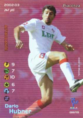 086/115 Dario Hubner rara foil -NEAR MINT-