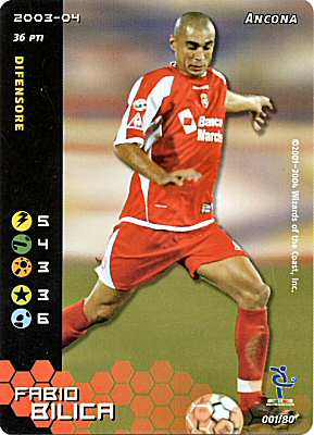 001/80 Fabio Bilica comune -NEAR MINT-