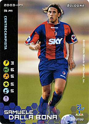 007/80 Samuele Dalla Bona comune -NEAR MINT-