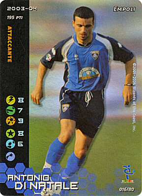 016/80 Antonio Di Natale rara foil -NEAR MINT-