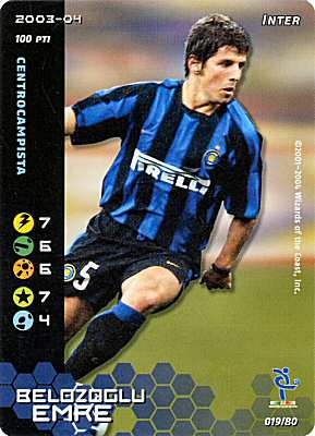 019/80 Belozoglu Emre comune -NEAR MINT-