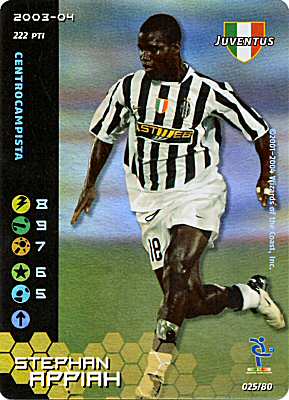 025/80 Stephan Appiah rara foil -NEAR MINT-