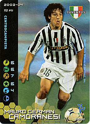 026/80 Mauro German Camoranesi rara foil -NEAR MINT-