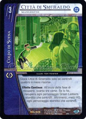 DGL-028 Citta' di Smeraldo rara -NEAR MINT-