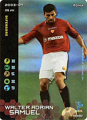 063/80 Walter Adrian Samuel rara foil -NEAR MINT-