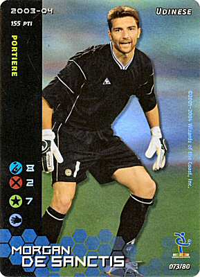 073/80 Morgan De Sanctis rara foil -NEAR MINT-