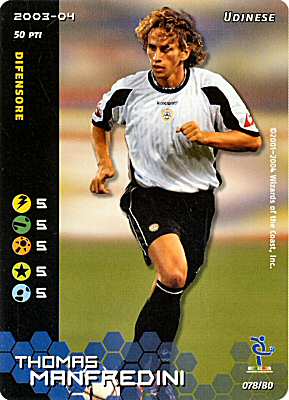 078/80 Thomas Manfredini comune -NEAR MINT-