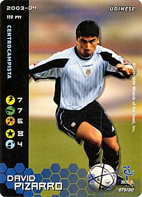 079/80 David Pizarro comune -NEAR MINT-