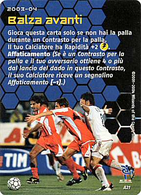 A21 Balza avanti comune -NEAR MINT-