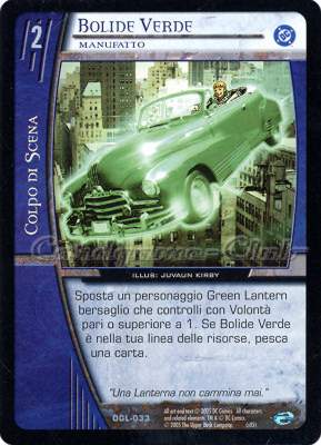 DGL-033 Bolide Verde non comune -NEAR MINT-