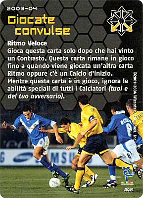 A48 Giocate convulse comune -NEAR MINT-