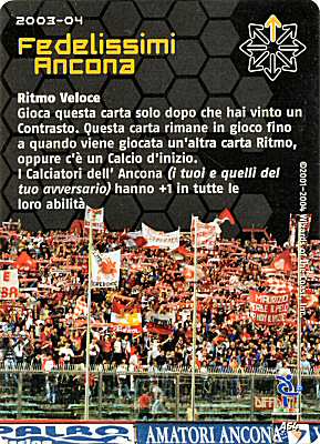 A54 Fedelissimi Ancona comune -NEAR MINT-