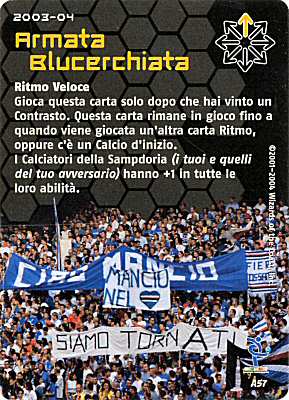 A57 Armata Blucerchiata comune -NEAR MINT-